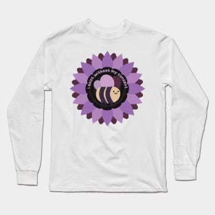 I exist without my consent [lilac] Long Sleeve T-Shirt